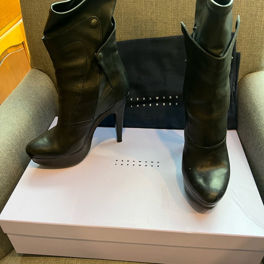 Verawang lavender boots